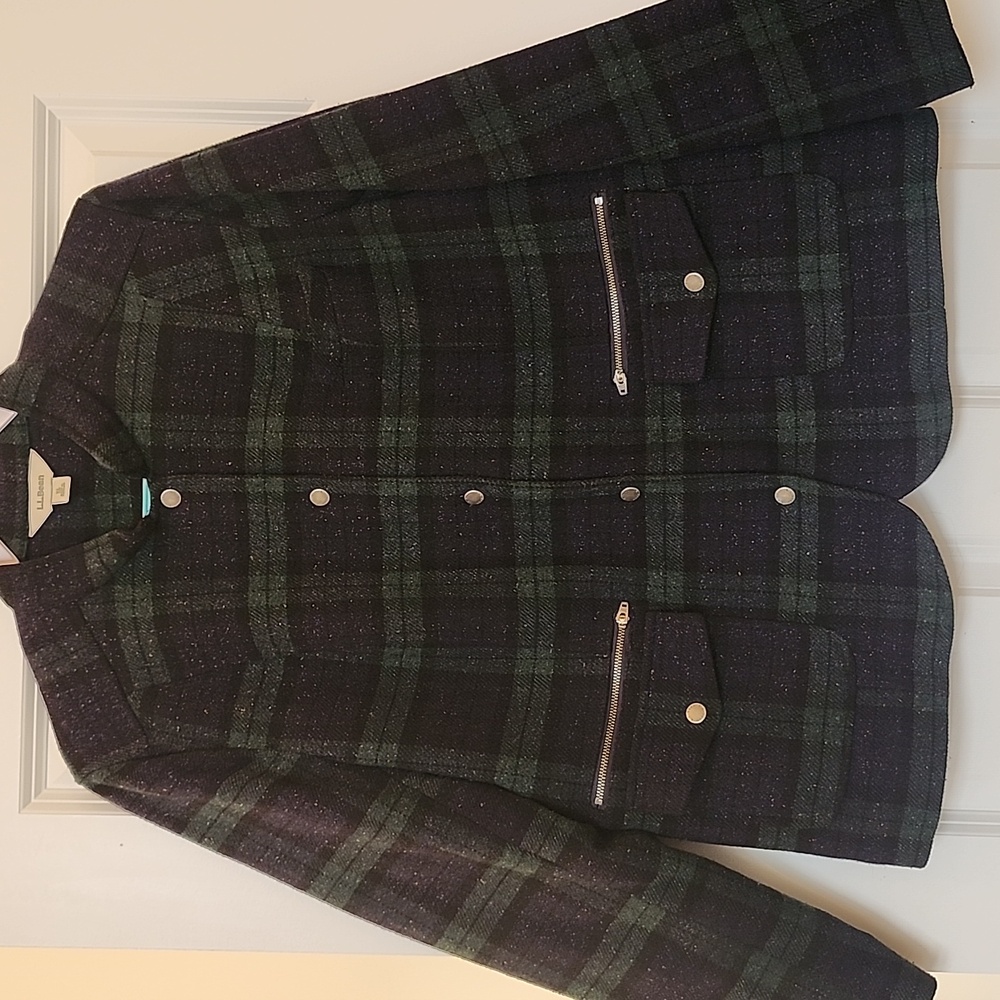L.L.Bean Plaid Stonington Jacket